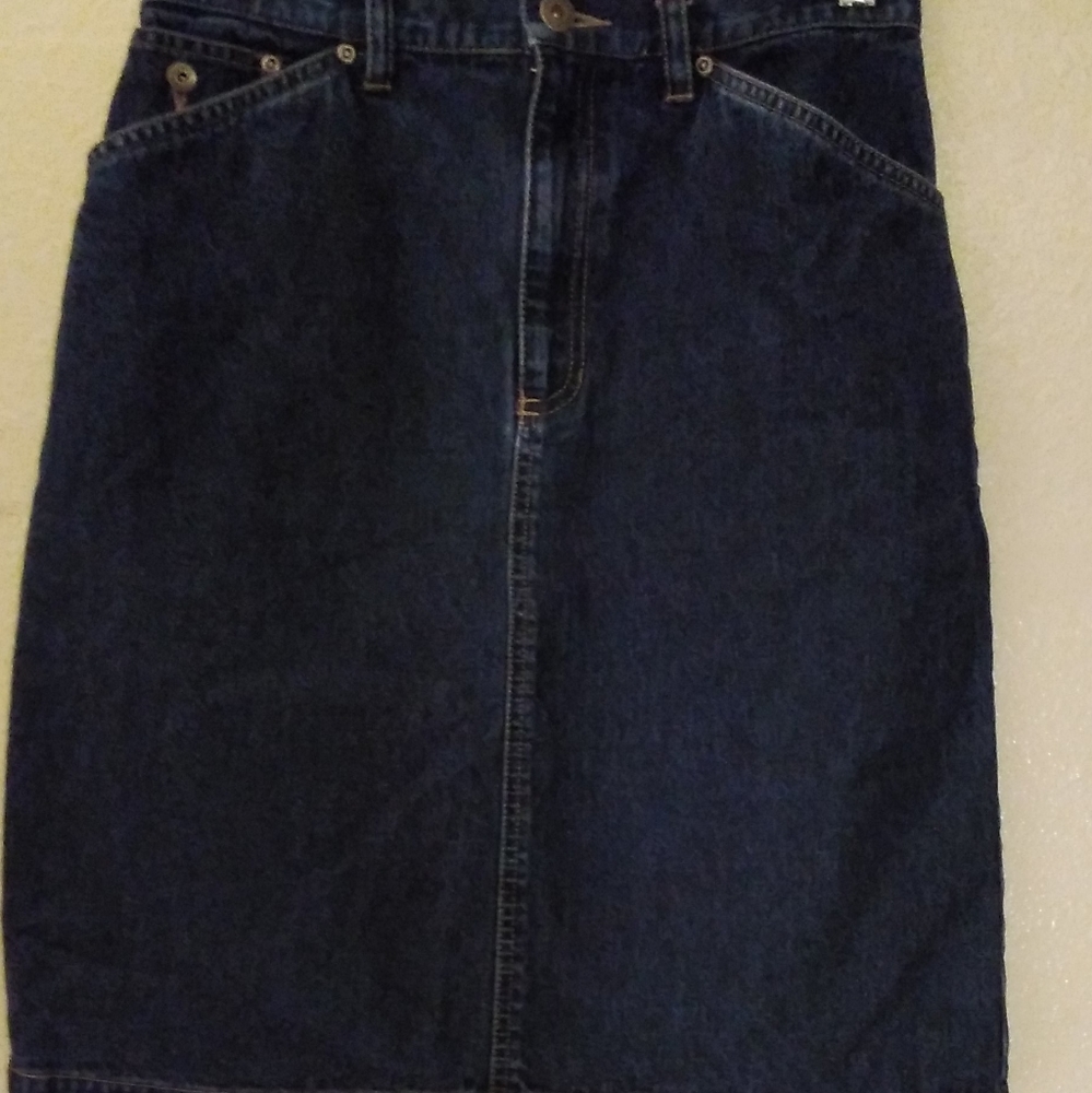 Liz Claiborne (Liz Wear)  Denim Jean pencil Skirt